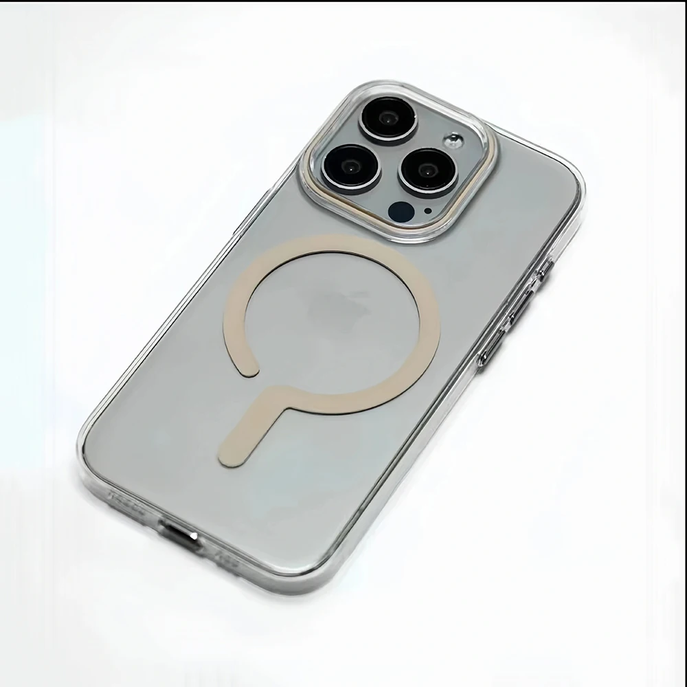 Acquista Con Lente Di Protezione Placca Custodia Per Telefono Per IPhone 15 14 13 12 11 Pro Max Plus Per Magsafe Carica Wireless Paraurti Glitter Cover In Italia A Partire Da 3.42 - Foto 7