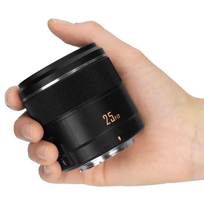 카메라 렌즈-YONGNUO 17mm F1.7M&25mm F1.7 & 42.5mm F1.7 II M43 프라임 렌즈 자동 초점 파나소닉 올림푸스 미러리스 카메라용