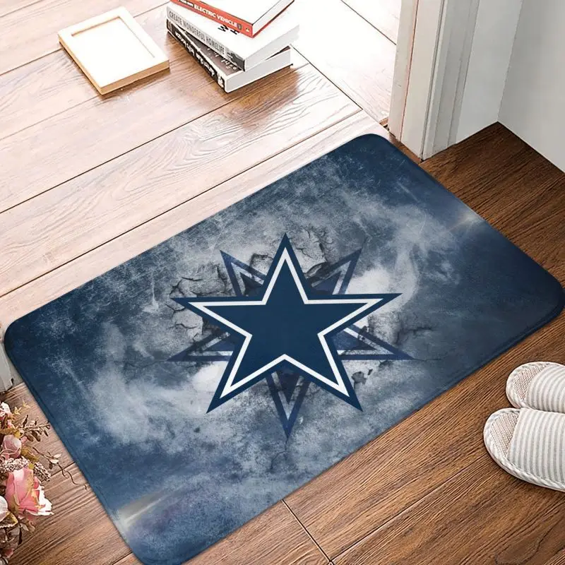 Cowboy Star Zerbino Antiscivolo Cucina Tappetino Da Bagno Giardino Garage Porta Pavimento Ingresso Tappeto Tappeto