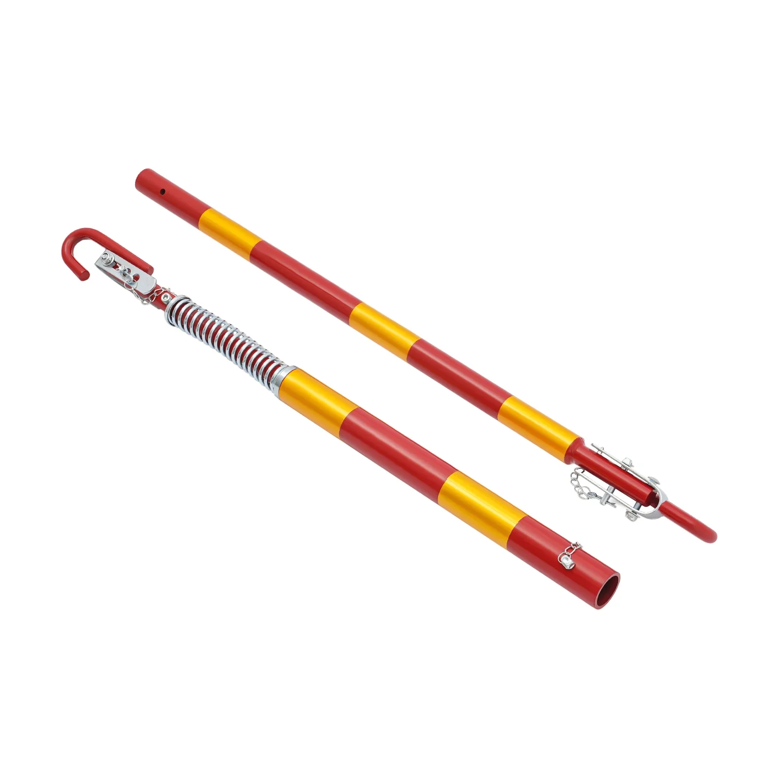 3-Ton Towing Poles Shock Absorbed Tow Bar 3000kg Rigid Trailer Bar Iron Car Tow Bar Towing Assistance Tool for Trailer Rescue