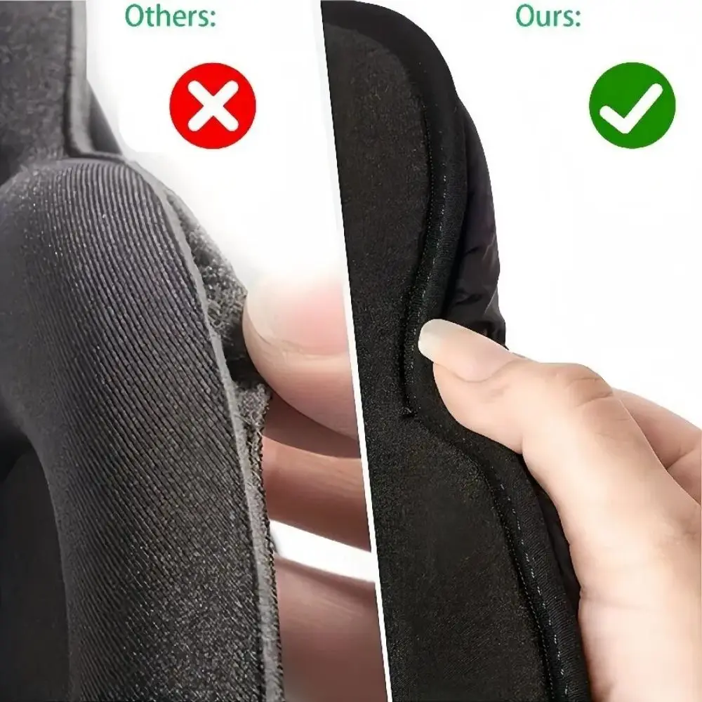 Soft 3D Eye Mask Pressure Free Light Blocking Sleeping Mask Breathable Capsule Eye Mask Relieve Fatigue