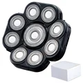 9 Blades Head Black