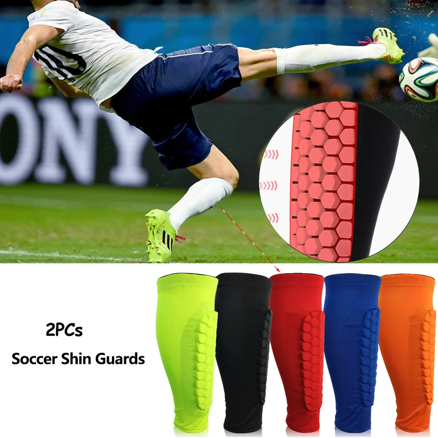 2PCs Football Soccer Shin Guards Shields Foam Outdoor Cycling Climbing Leg Cover