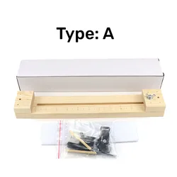 Adjustable Wooden Paracord Jig for DIY Bracelets and Necklaces Crafting (Type A)