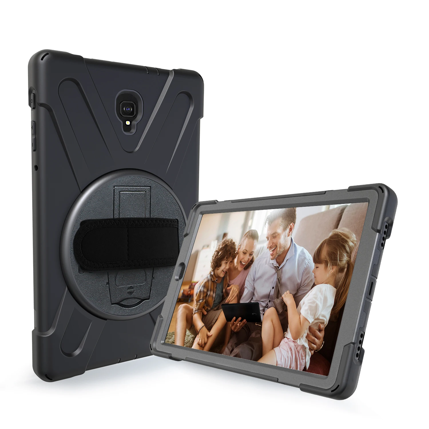 

Armored Shockproof Silicone PC Stand Case Cover For Samsung Tab A 10.5 2018 T590 T595