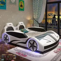 Forme de voiture normale lits pour enfants garde-corps de sécurité conception unique lits pour enfants parc Style moderne Lit Enfant meubles pour la maison 1