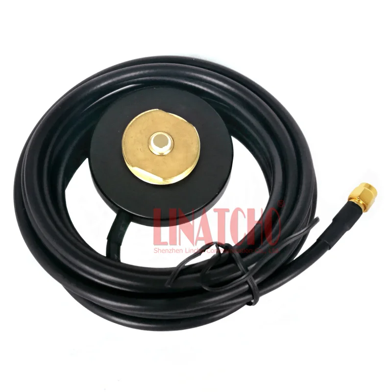 3 Meters RG58U Cable Mini Small NMO Connector Car Antenna Magnetic Base Bracket SMA Male