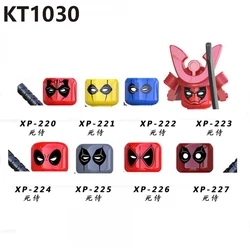 Mini figurines de super héros Deadpool, blocs de construction en briques, modèle assemblé, jouets éducatifs, cadeaux pour enfants, Kt1030 