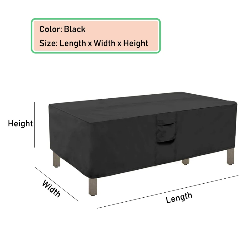 Heavy Duty Waterproof Outdoor Furniture Cover for All Weather Protection