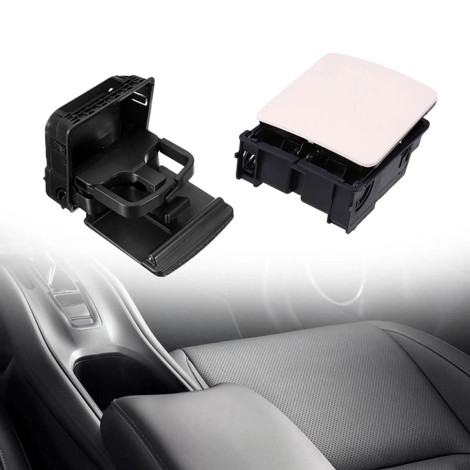 다기능 탈착식 컵 거치대, 1K0862532F 9B9, VW 골프 MK5 MK6