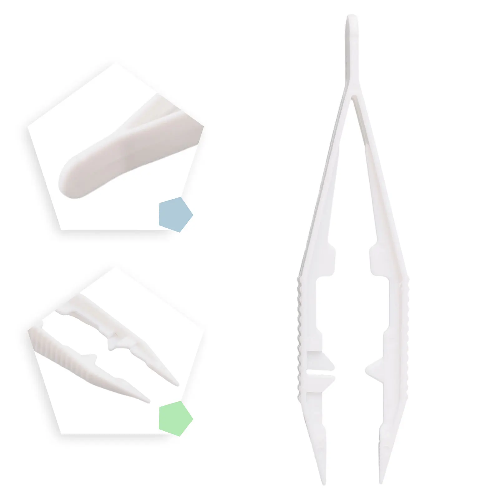 1 Pcs Plastic Tweezers Hama Beads Clips Beads Tools Craft Kids Children Fuse Iron Jewelry DIY Caft Accessories