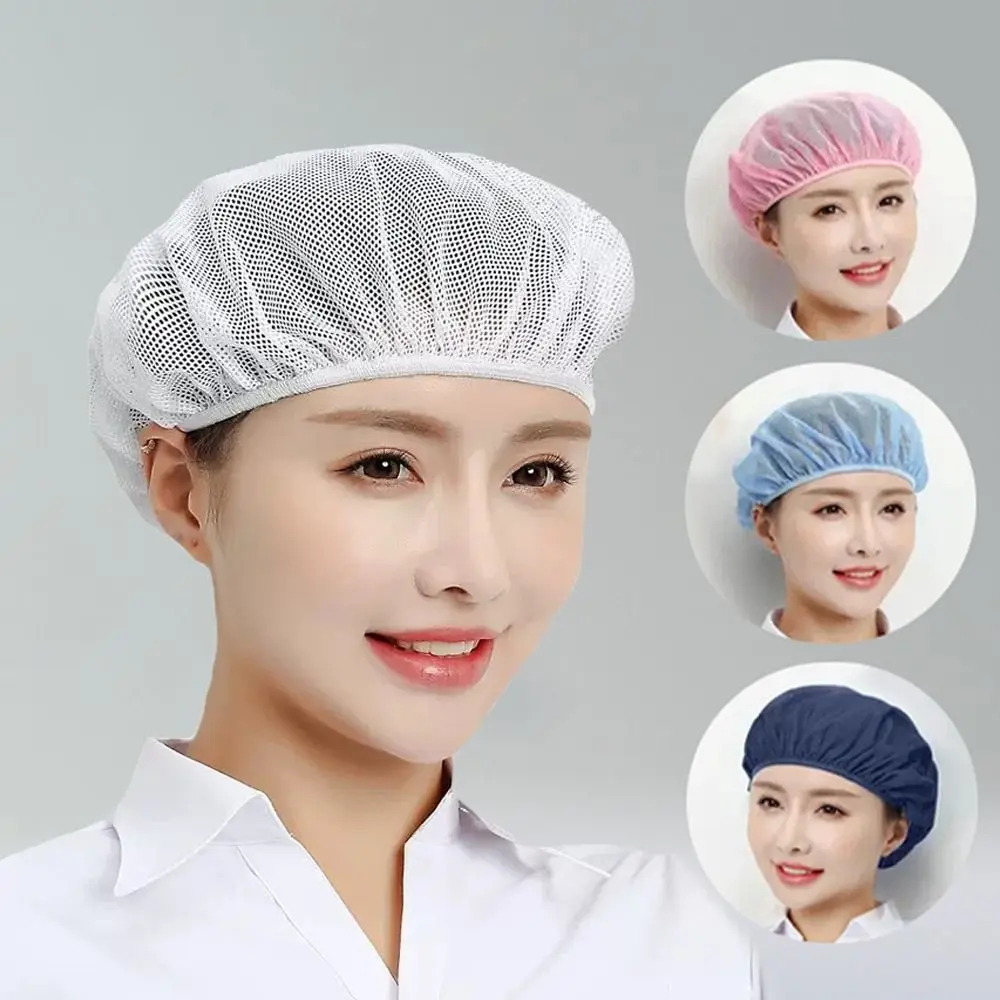 

Sanitary Mesh Work Hat Cook Accessories Breathable Work Wear Cooking Hygienic Cap Hair Nets Food Service Cap Hotel Restaurants