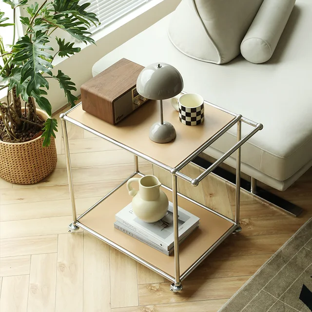 USM Mobile Coffee Table - modern trolley with storage and mobility