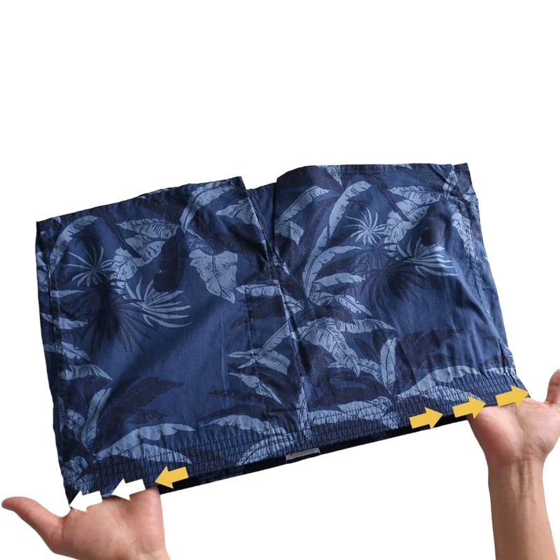 HaleyChan 1Pc Men's Casual Home Arrow Pants Cotton Loose Striped Check Boxer Mens Lingerie Comfortable Pajama Pants Mens Panties