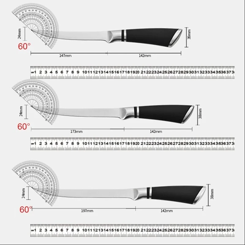 Kitchen Knife Meat Cleaver Stainless Steel Kitchen Knife Butcher Boning Knife Sharp Meat Cleaver Chef Fish Vegetable Cooking Tool