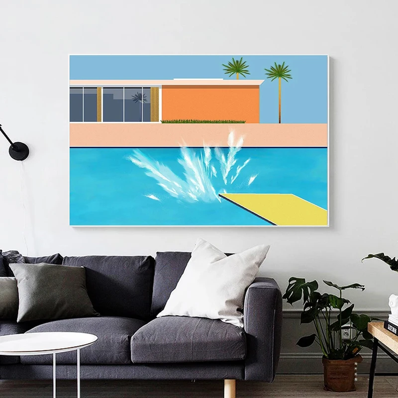 HOGEBIG Maître Vert Sauge Impressions Murales Abstraites Matisse Affiches D'art Vintage Bohème