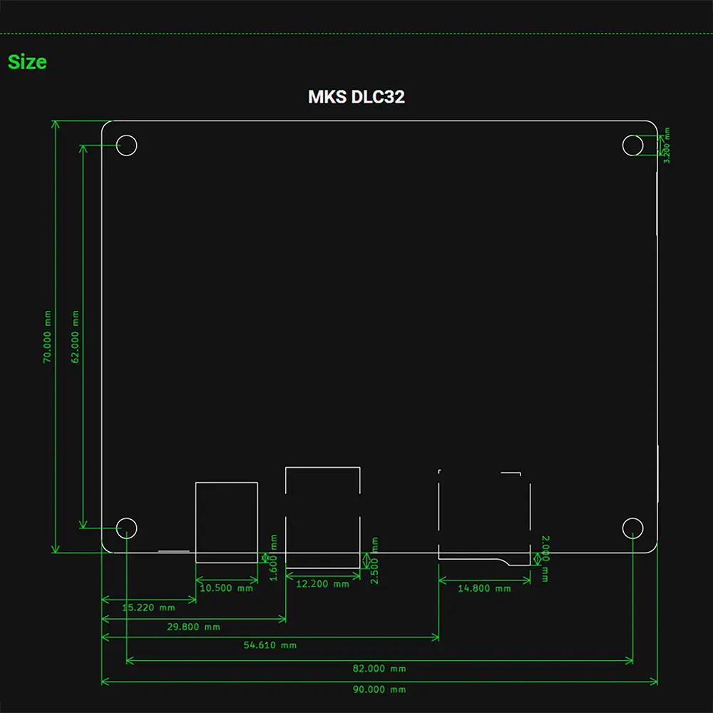 Makerbase MKS DLC32 마더보드 오프라인 컨트롤러, 32 비트 ESP32 와이파이 GRBL TS35 터치 스크린, 데스크탑 레이저 타각기
