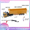 1:48 RC Engineering Truck Semi-Trailer Heavy-Duty Transport Container Vehicle Remote Control Dump Truck Simulation Toys for boys 6