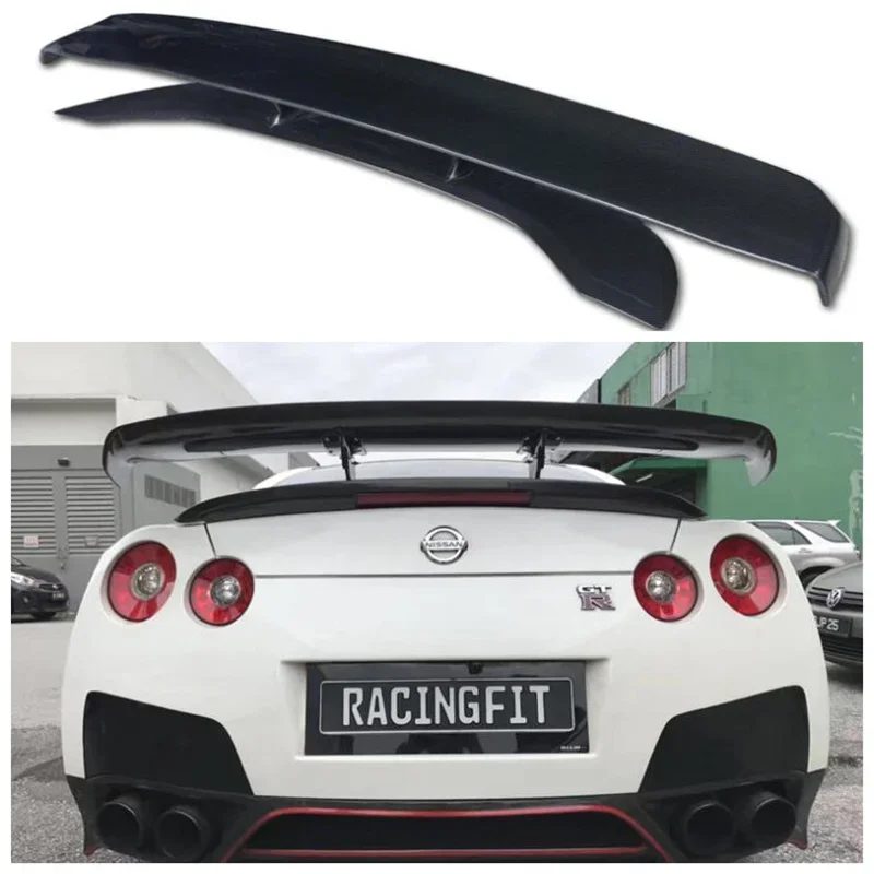 

Подходит для Nissan GTR R35 2008-2015, высококачественный задний спойлер из АБС-пластика и углеродного волокна, разветвители для крыльев