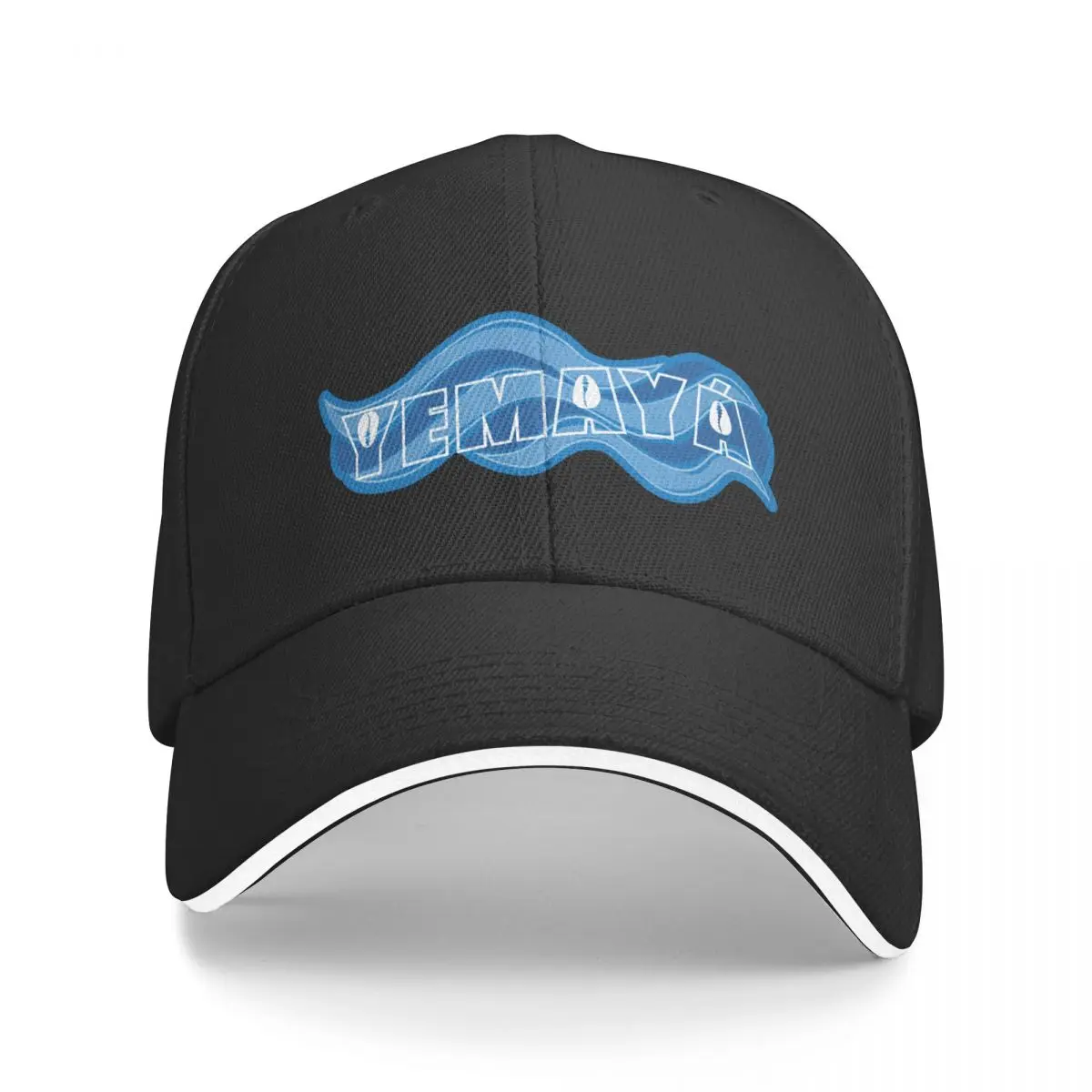 

Yemaya Name and Waves 02 Baseball Cap Big Size Hat Mountaineering Sun Cap Hats For Women Men'S