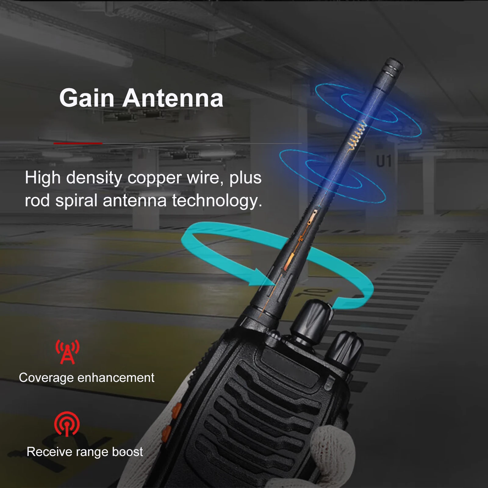 5W 2PCS Walkie Talkie UHF 400-470MHz Wireless Copy Frequency Cheap Long Range Two Way Radio VHF FM Transceiver For hunting Hotel
