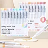 Acrylic Paint Marker Set Languo 144 Colors Art Markers Painting Drawing Pen Graffiti for Stone Disc Card Shoe Glass Art Supplies 4