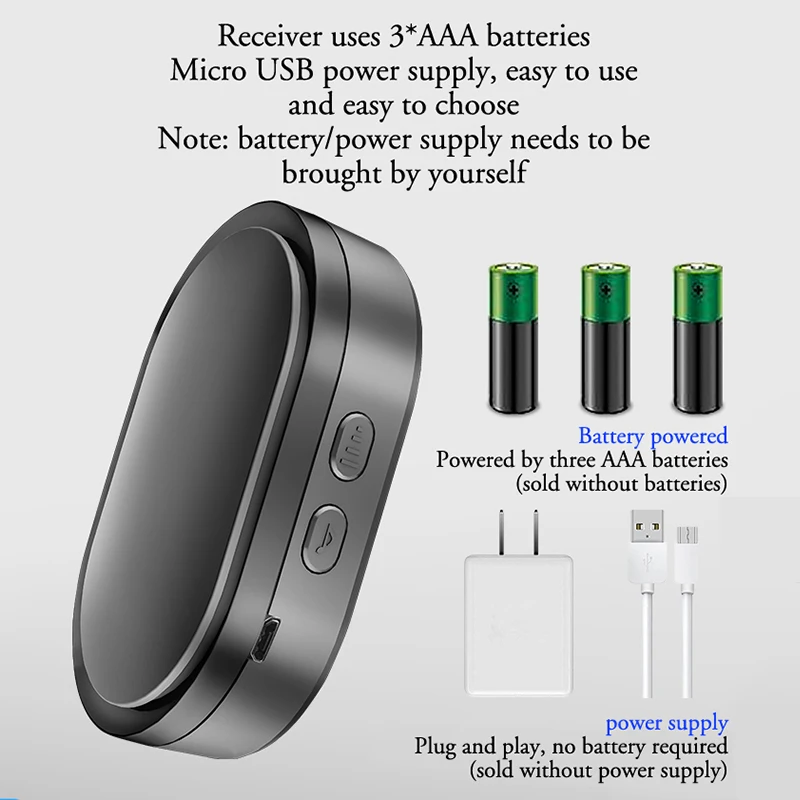 CACAZI Home campanello senza fili impermeabile alimentato da USB o batteria 300M Smart Home campanello campanello Kit LED Flash Security Alarm