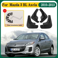 Car Mud Flap For Mazda 3 2013 Mazda3bl Axela 2010 2011 2012 Anti Splash Car Mudguards Splash Guard Front Rear Fender Accessories