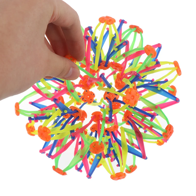 Children's Magic Telescopic Ball Outdoor Flower Ball Throwing Ball Kick-off Stretching Flower Ball Parent-child Interactive Toy 4