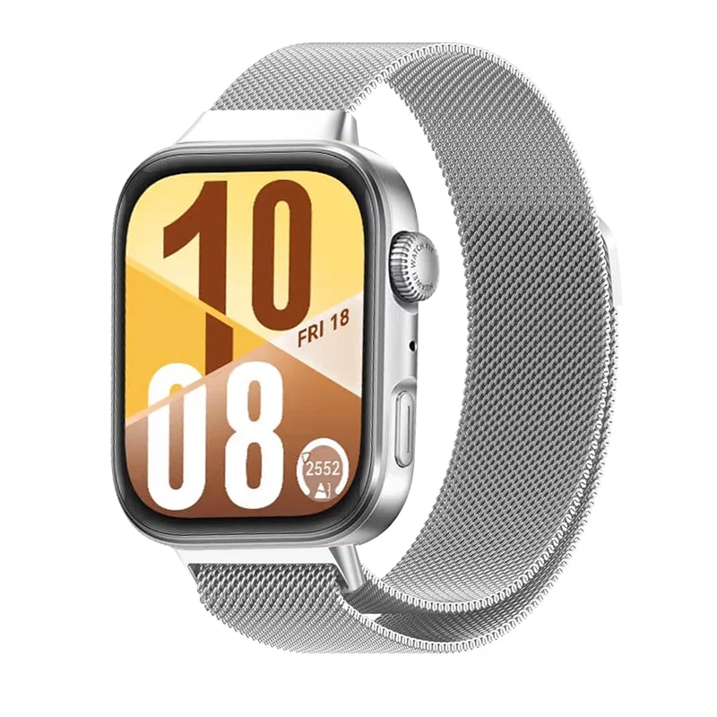 حزام معدني بحلقة ميلانو لساعة Huawei Watch Fit 4/3...