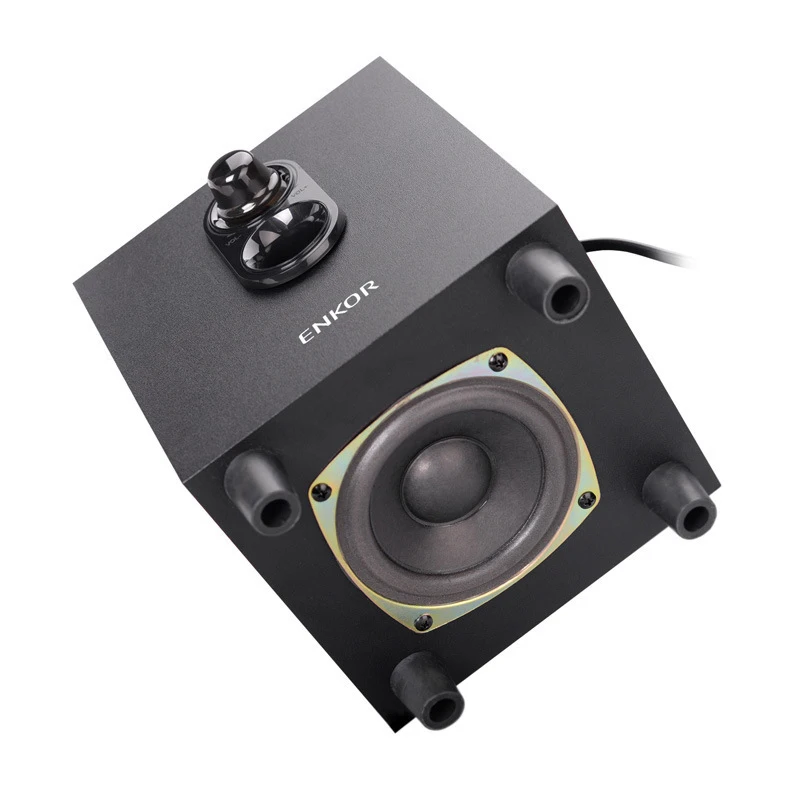 High-Power Wired Multimedia Bluetooth Speakers Home Bookshelf Type Big Volume Desktop Computer Audio 2.1 Heavy Bass Subwoofer