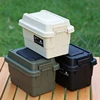 Outdoor Tissue Case Desktop Napkin Paper Storage Box Portable 1.1L Camping Picnic Seasoning Bottle Organizer Sundries Bucket 6