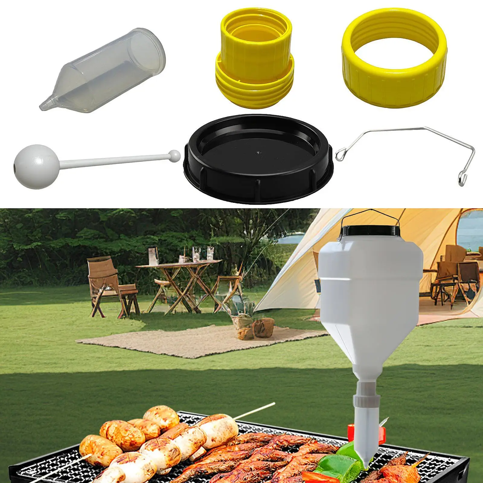 Sauce Squeeze Bottle Accessories Replacement Hanging Refillable for Salad Kitchen Ketchup Mustard Sauce Kitchen Accessory