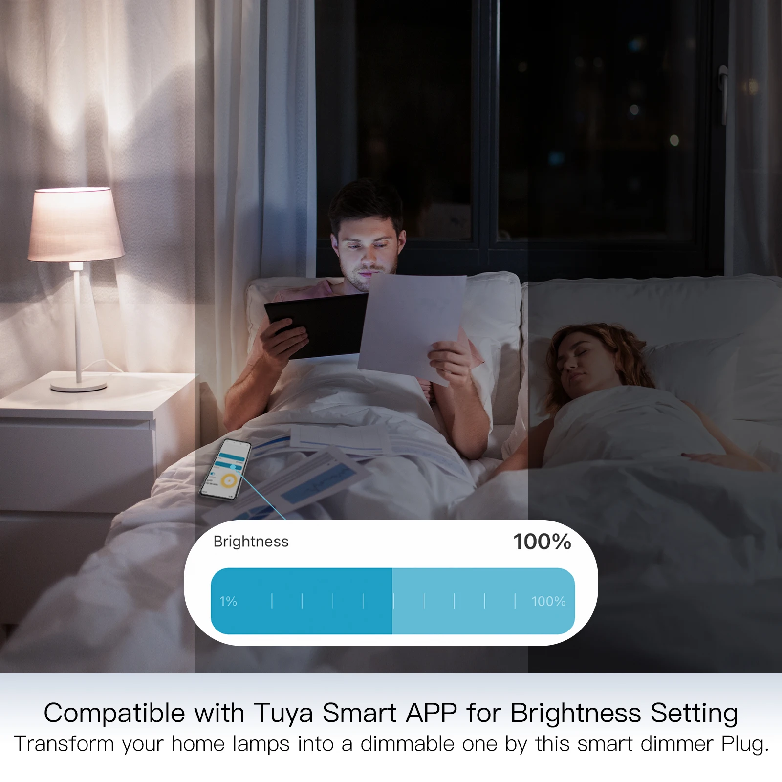 MOES WiFi Brightness Adjust Socket Smart Power Plug Timer For Tuya Smart Life App Amazon Alexa Google Voice Control EU/UK/US