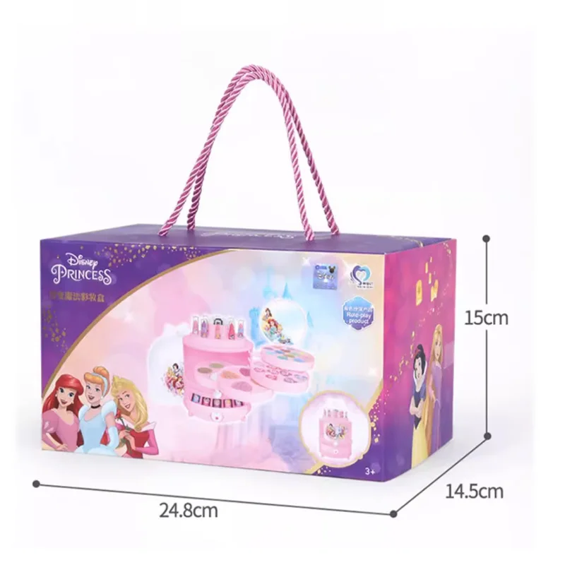 Disney girls mermaid princess elsa Cosmetics Make up set polish Beauty makeup box With original box kids Christmas gift 6