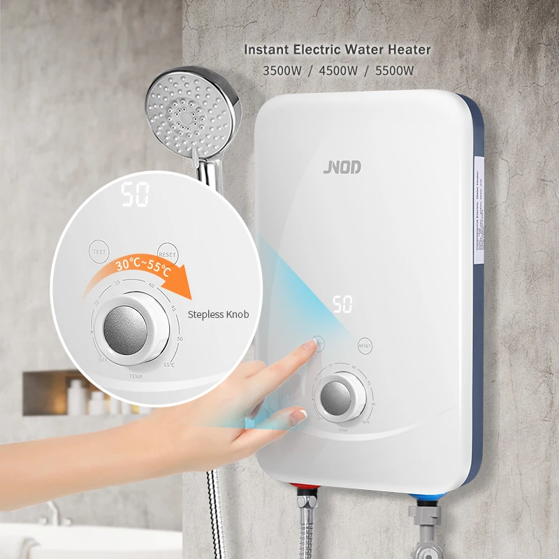 CE CB ELCB On Demand Multi Points Supply Bathroom Shower Tankless Water  Heater Geyser Instant Electric Water Heater - AliExpress