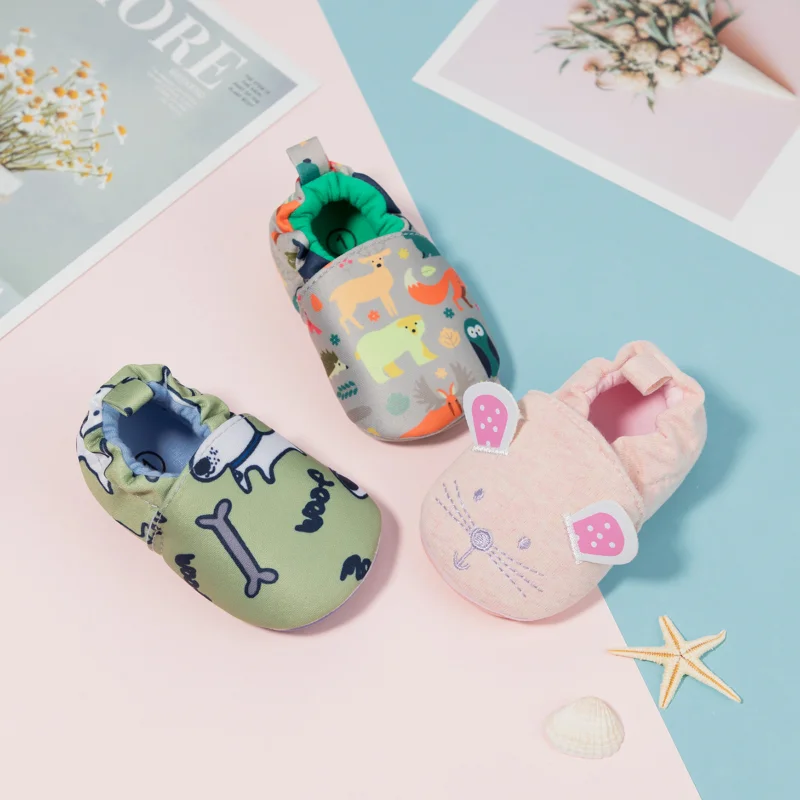 Baby Unisex Cotton Shoes Cute Animal Bee Anti-Slip Soft Bottom Baby Boy Girl Shoes First Walkers Newborn Toddler Crib Shoes 2023 6