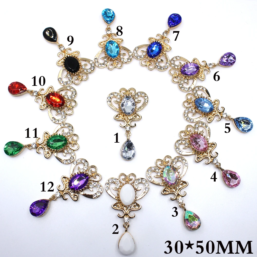 

Shiny 100Pcs/lot 50*30MM Butterfly DIY Rhinestone Pendant Fashionable and Gorgeous Wedding Invitation Holiday Creative Ornaments