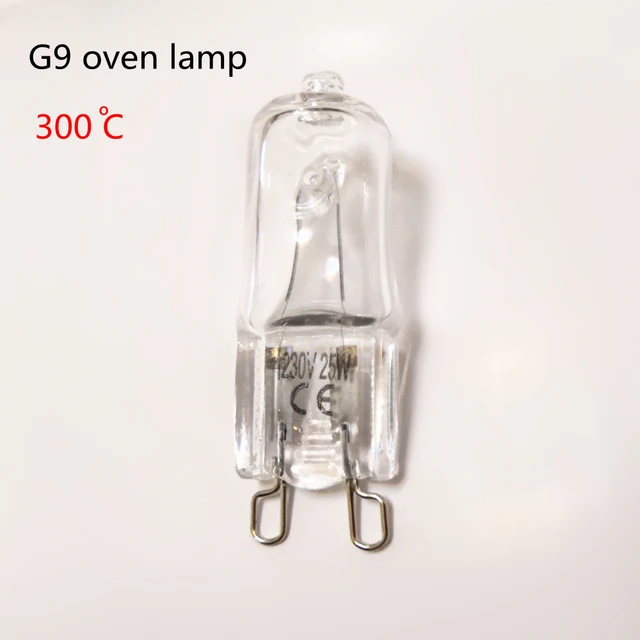 Lampe de four à haute température, G9, 220V, 25W, 220V, 40W, 220V