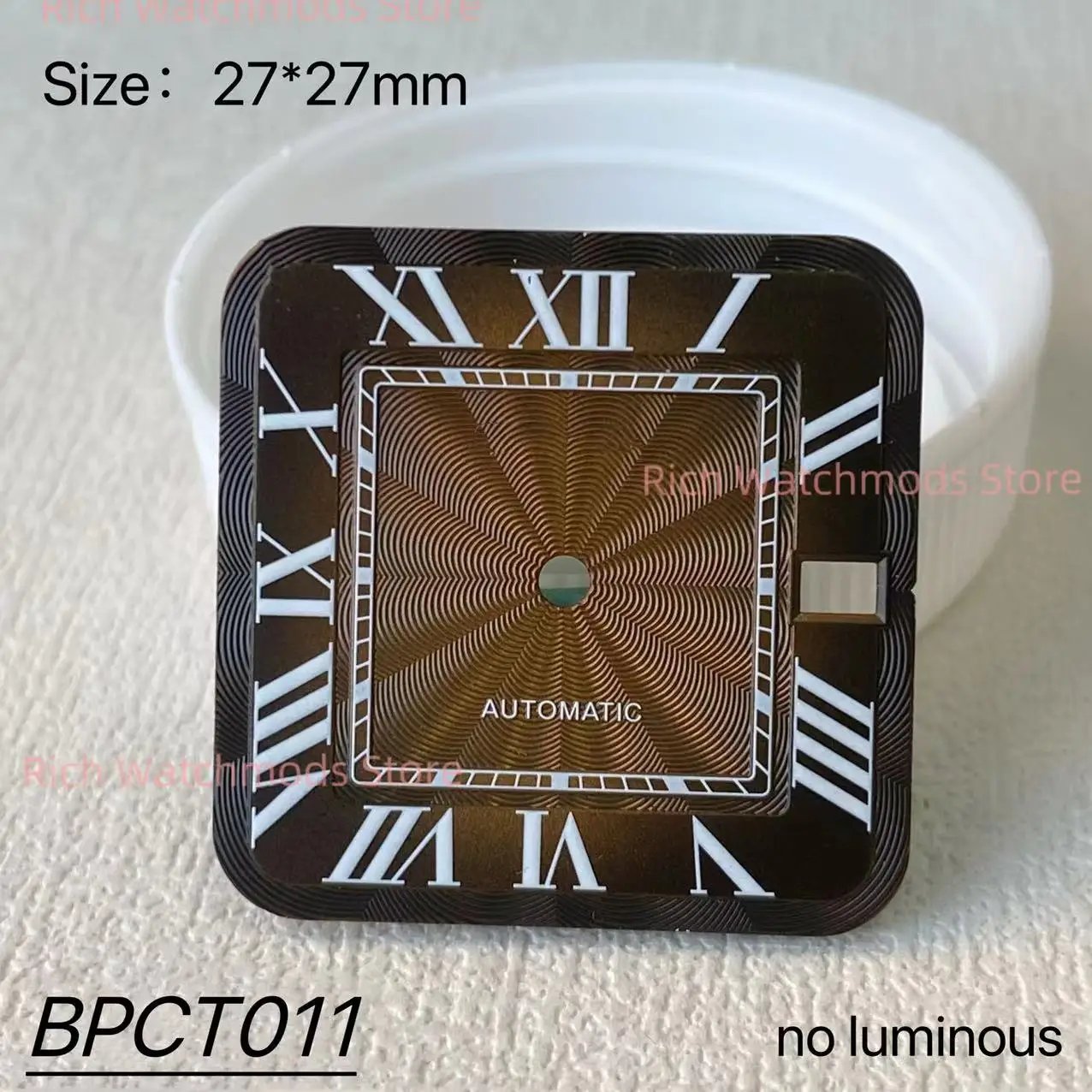 27MM S Logo Santos Customized Dial Men's Watch Accessory