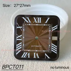 27MM S Logo Santos Customized Dial Men's Watch Accessory - S dial (W - BPCT011)