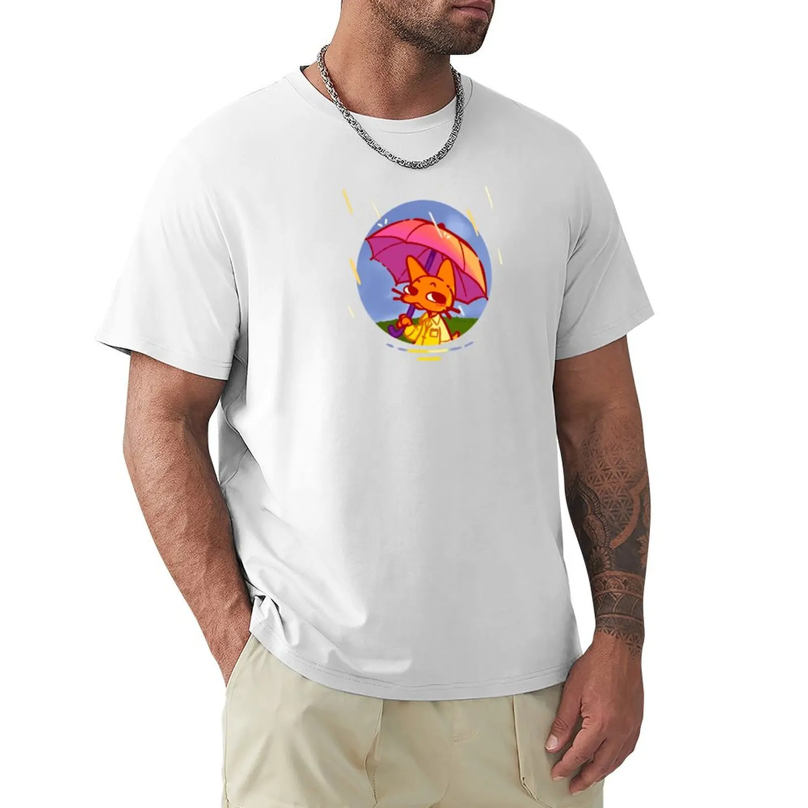 

SPRING RAIN T-Shirt blanks tees customs plus sizes T-shirts for men cotton