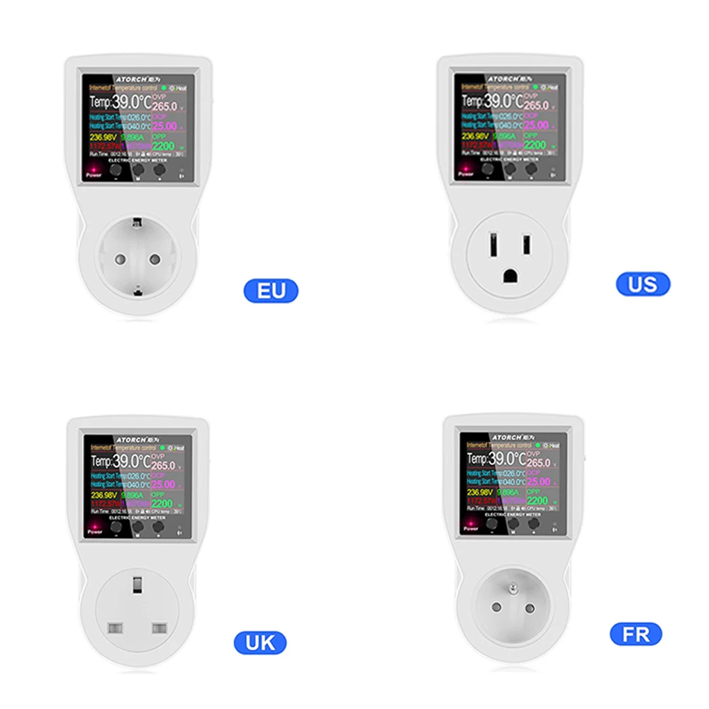 

Розетка с таймером и термостатом, цифровой контроллер температуры с Wi-Fi