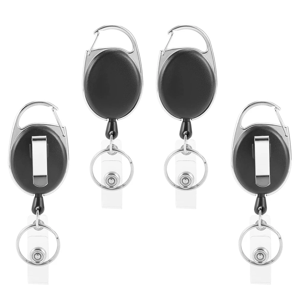 

Выдвижной брелок для ключей, набор из 4-х идентификационных брелоков Jojo с брелоком и кольцом для ключей, выдвижной шнурок, карабин