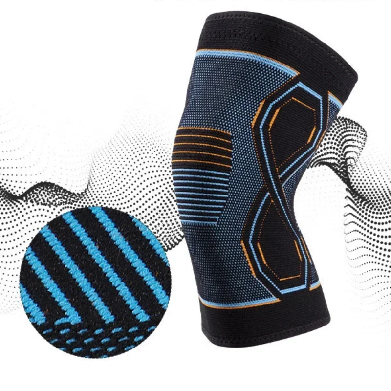 Knee Brace 1PC Compression Knee Brace Workout Knee Support for Joint Pain Relief Running Biking Basketball fitness Knitted pads Sleeve