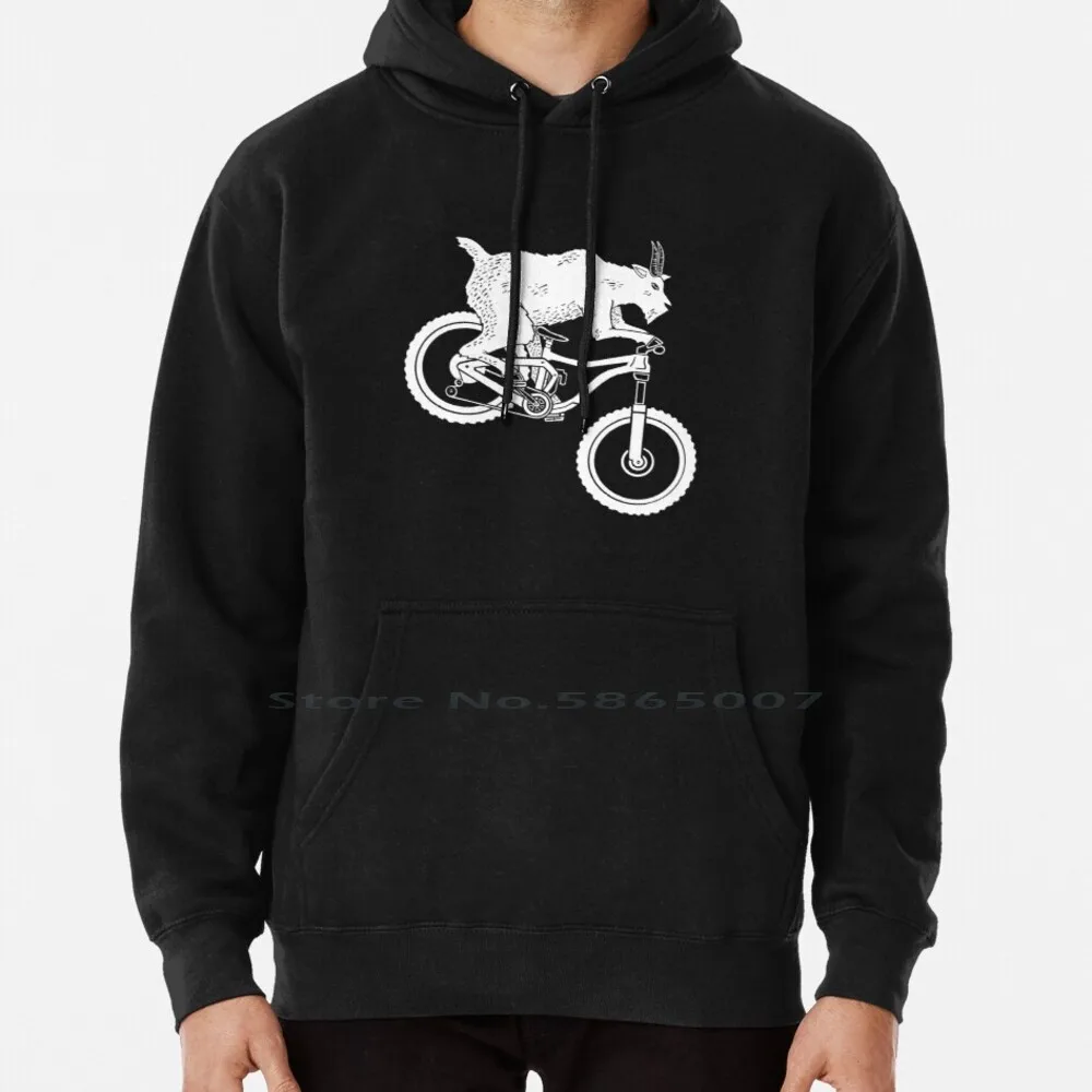 

Dh Mountain Bike Goat Hoodie Sweater 6xl Cotton Mountain Bike Mountain Goat Downhill Down Hill Mtb Biking Adventure Dh Women