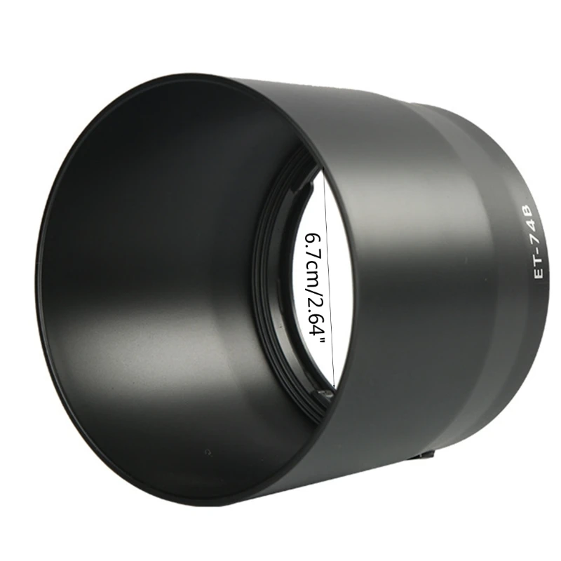 67mm Circular Camera Lens Hood ET-74B ET74B For Canon EF 70-300mm f/4-5.6 IS II USM Zoom & RF 100-400mm F5.6-8 Lens images - 6