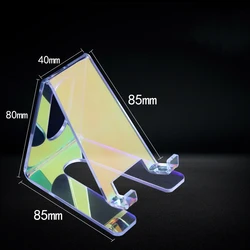 Clear Acrylic Cell Phone Display Stand Holder (E)