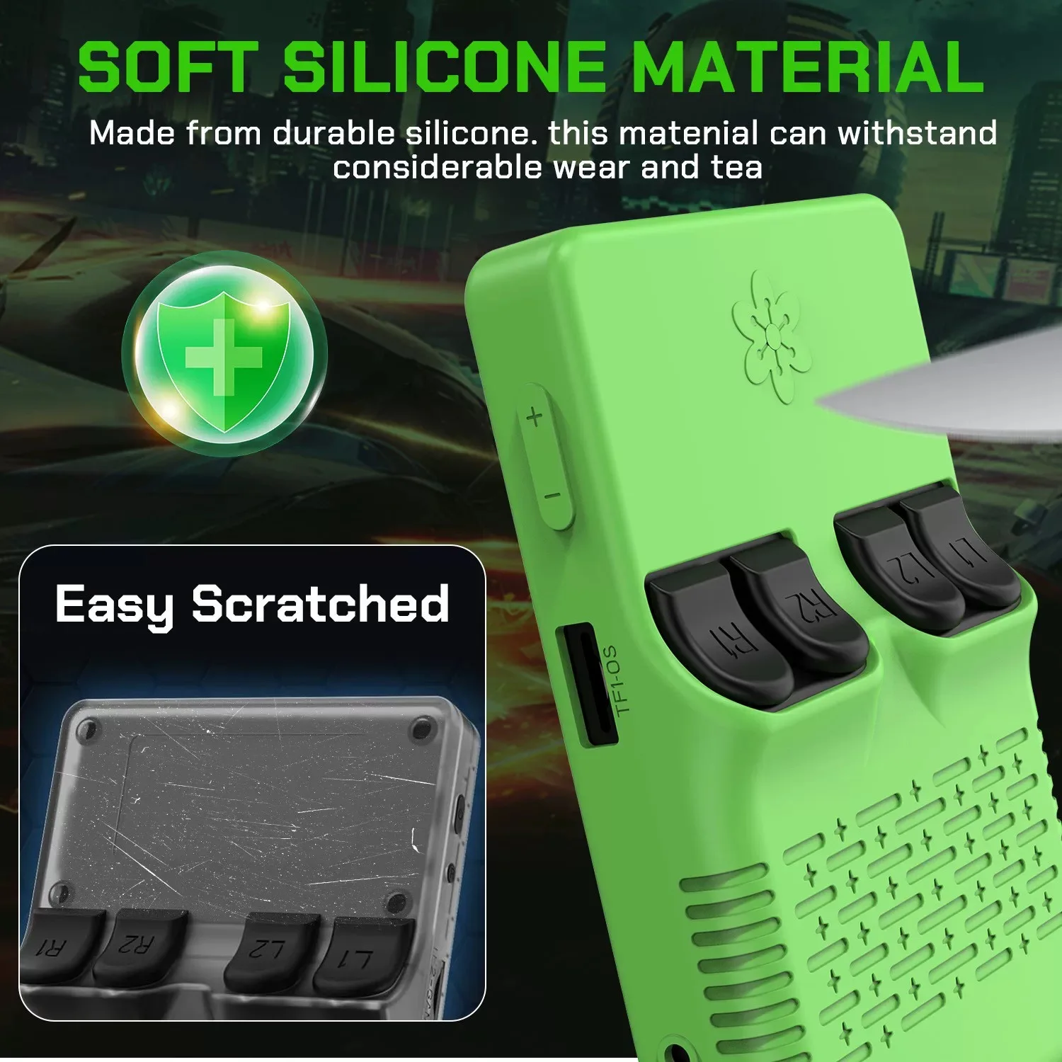 Protective Case For R36S Game Console Silicone Full Package Anti-seismic Anti-fall