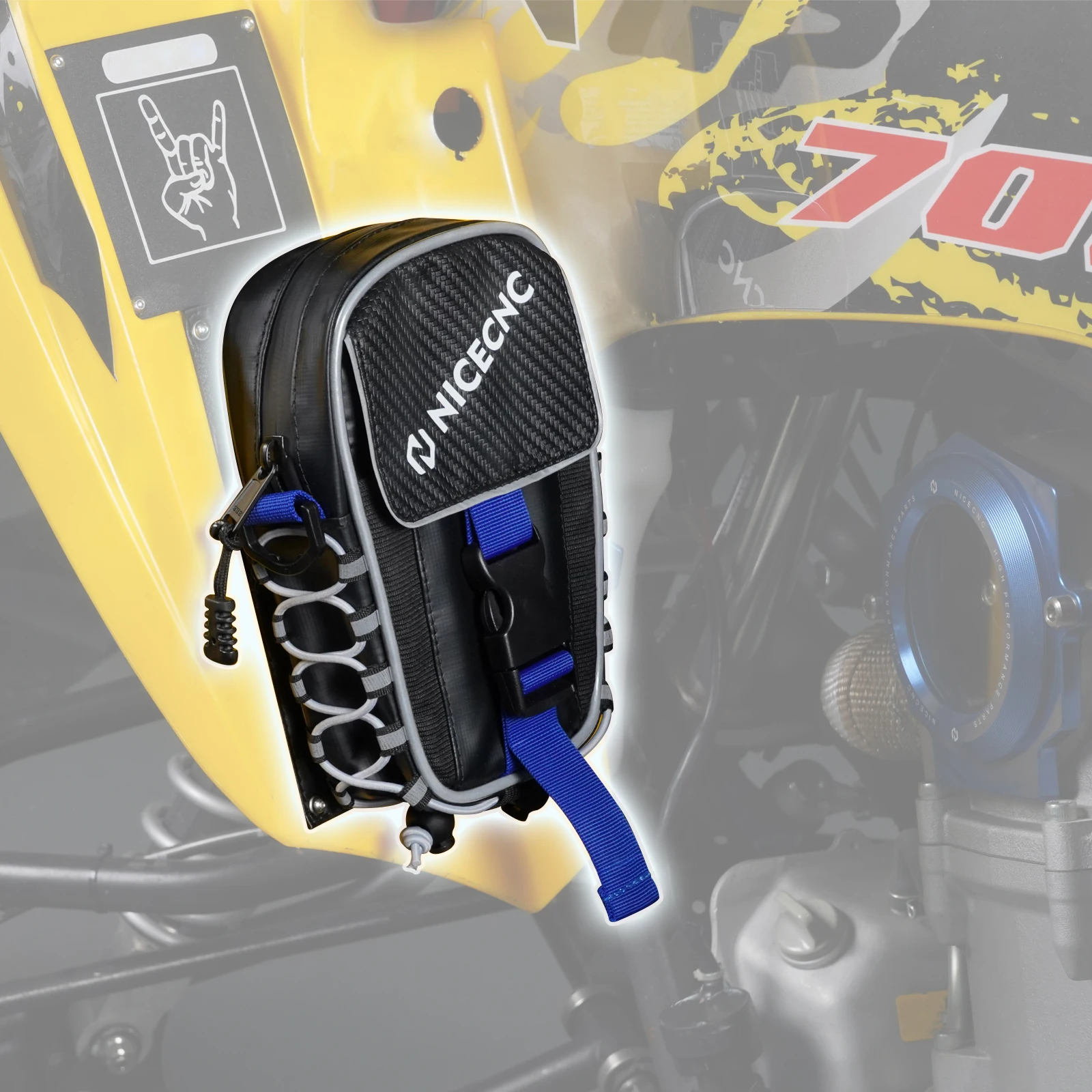 Yamaha Raptor 700 2013-;2014-ATV Accessories Front Fender Bag Waterproof 700R SE ATV accessories Fender Tool Storage Bags For Yamaha Raptor 700 2013-Front Fender Bag Waterproof 700R SE 2014 -